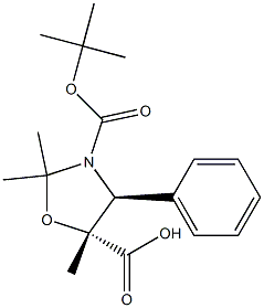 (4S 5R)-3-(tert-butoxycarbonyl)-2 2- dimethyl-4-phenyloxazolidine-5- carboxylic acid Methyl Ester
