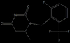 1-[2-Fluoro-6-(trifluoromethyl)benzyl]-6-methylpyrimidine- 2-2,4(1H,3H)-dione