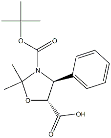 (4S 5R)-3-(tert-butoxycarbonyl)-2 2- dimethyl-4-phenyloxazolidine-5- carboxylic acid