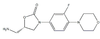 (S)-N-[[3-[3-Fluoro-4-(4-morpholinyl)phenyl]-2-oxo-5-oxazolidinyl]methyl]amine