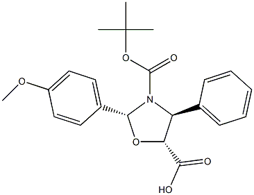 (2R 4S 5R)-3-(tert-Butoxycarbonyl)-2- (4-methoxyphenyl)-4-phenyloxazolidine- 5-carboxylic acid