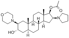 (2β 3α 5α 16β 17β)-17-Acetoxy-3-hydroxy-2-(4-Morpholinyl)-16-(1-pyrrolidinyl)androstane