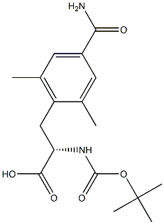 (S)-2-(tert-butoxycarbonylamino)-3-(4-carbamoyl-2 6-dimethylphenyl)propanoic acid